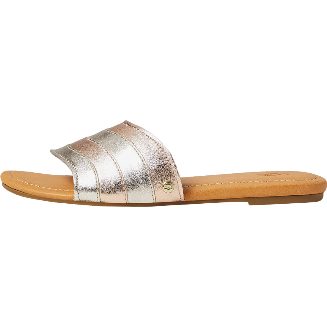 Gold hot sale ugg slides