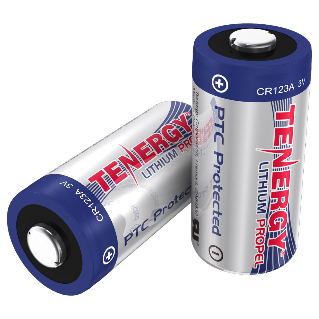 Tenergy CR123A Lithium Propel Battery - 2 Pack
