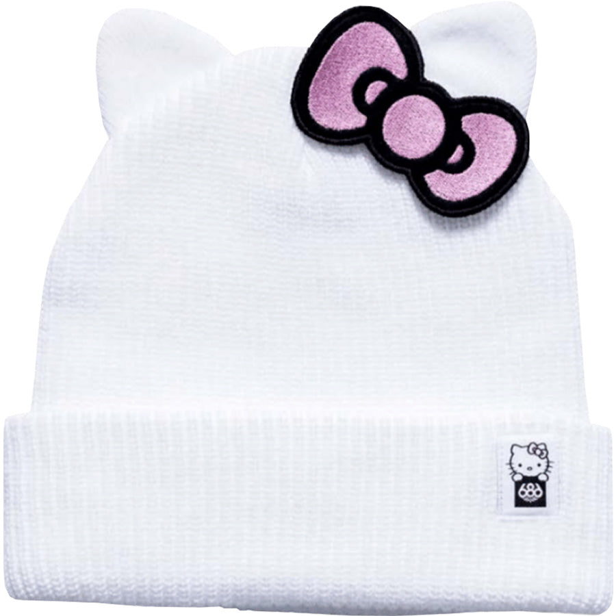 Hello fashion kitty knit hat