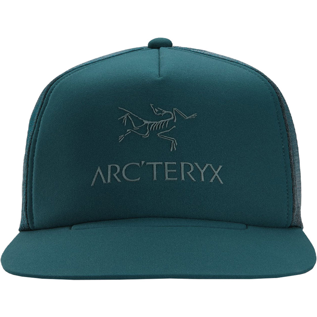Arc'teryx Logo Flat Brim Trucker Hat Labyrinth
