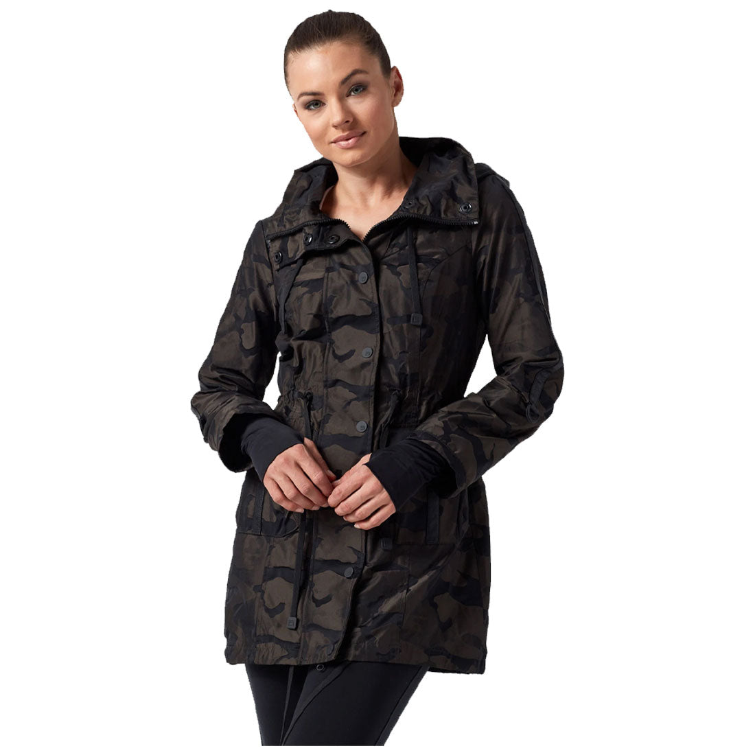 Blanc Noir Camo Explorer Anorak Women s