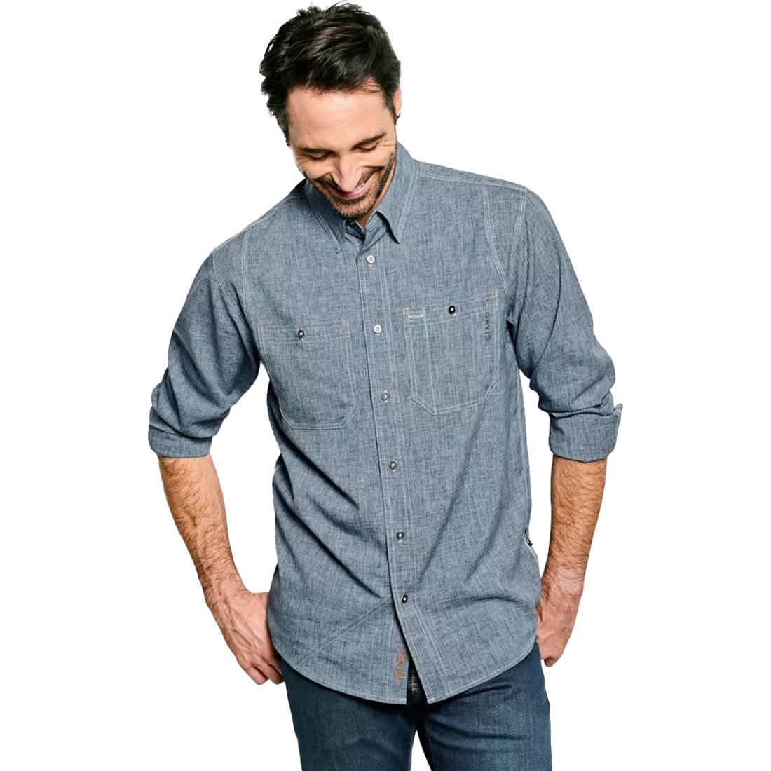 Orvis Men’s PRO Stretch Long-Sleeved Shirt Sagebrush