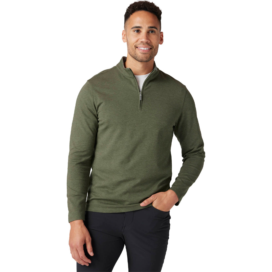 Mizzen + Main Pro Flex Quarter Zip - Men's