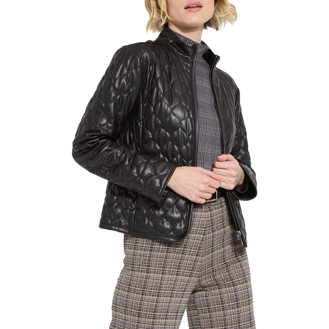 Lysse Brooklyn Quilted Vegan Leather Jacket - Women's