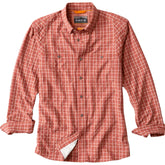 Orvis Tech Chambray Plaid Long Sleeve Work Shirt - Men's