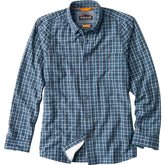 Orvis Tech Chambray Plaid Long Sleeve Work Shirt - Men's