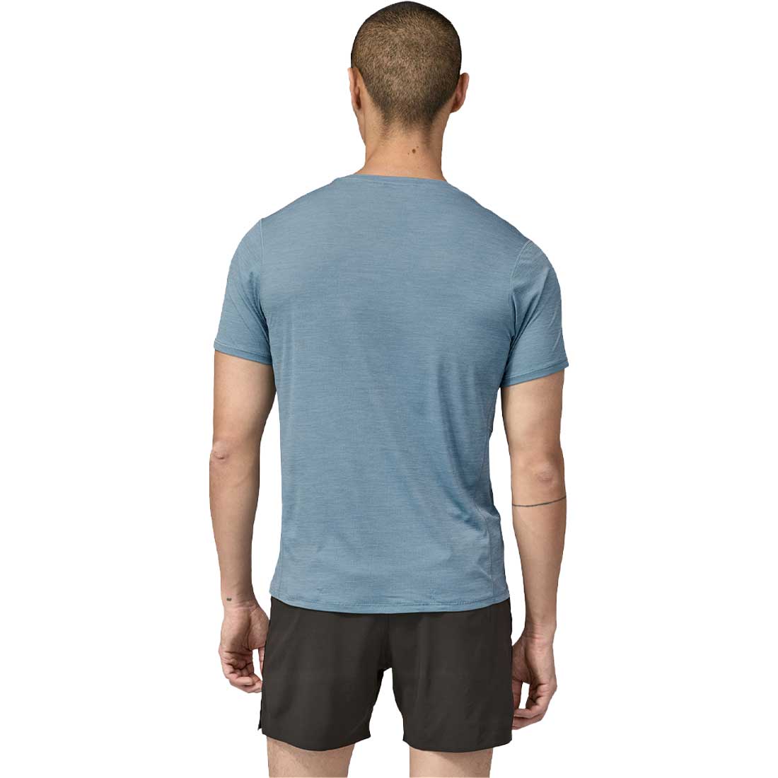Patagonia Men's Subtidal Blue / Light Subtidal Blue X-Dye Capilene Cool  Lightweight T-Shirt