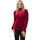 Sno Skins Plush Microfleece 1/4 Zip Neck - Women's