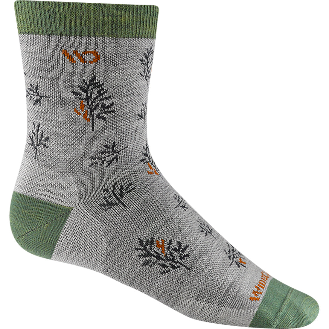 Wide Open by Darn Tough Vermont Foilage Lightweight Micro Crew Sock - Women's