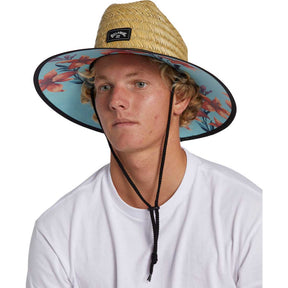 Billabong Tides Print Straw Lifeguard Hat