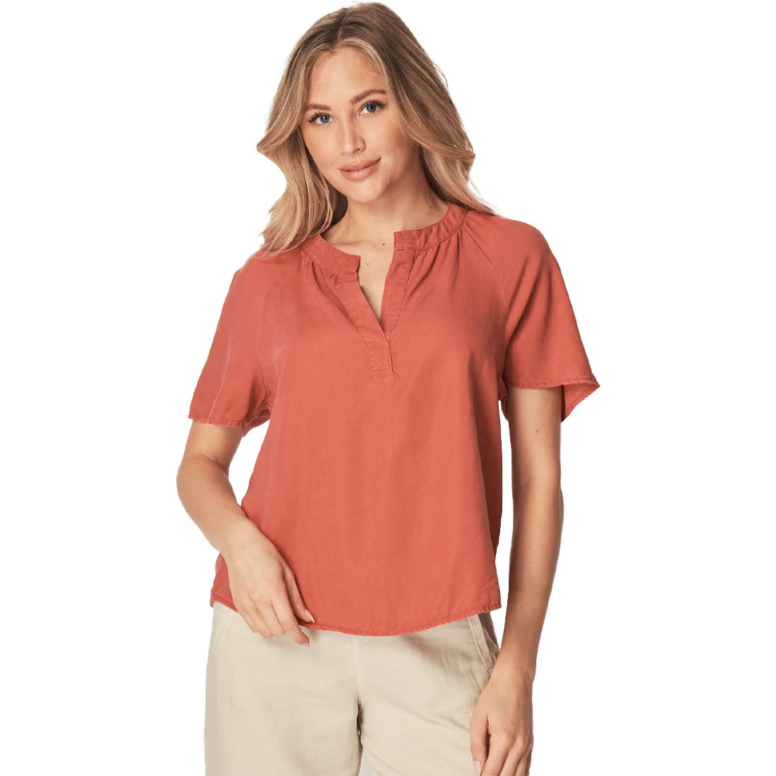 Bella Dahl Flowy Short Sleeve Pullover - Women's