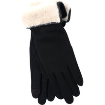 Echo Design Fold Down Faux Fur Cuff Glove - Women's