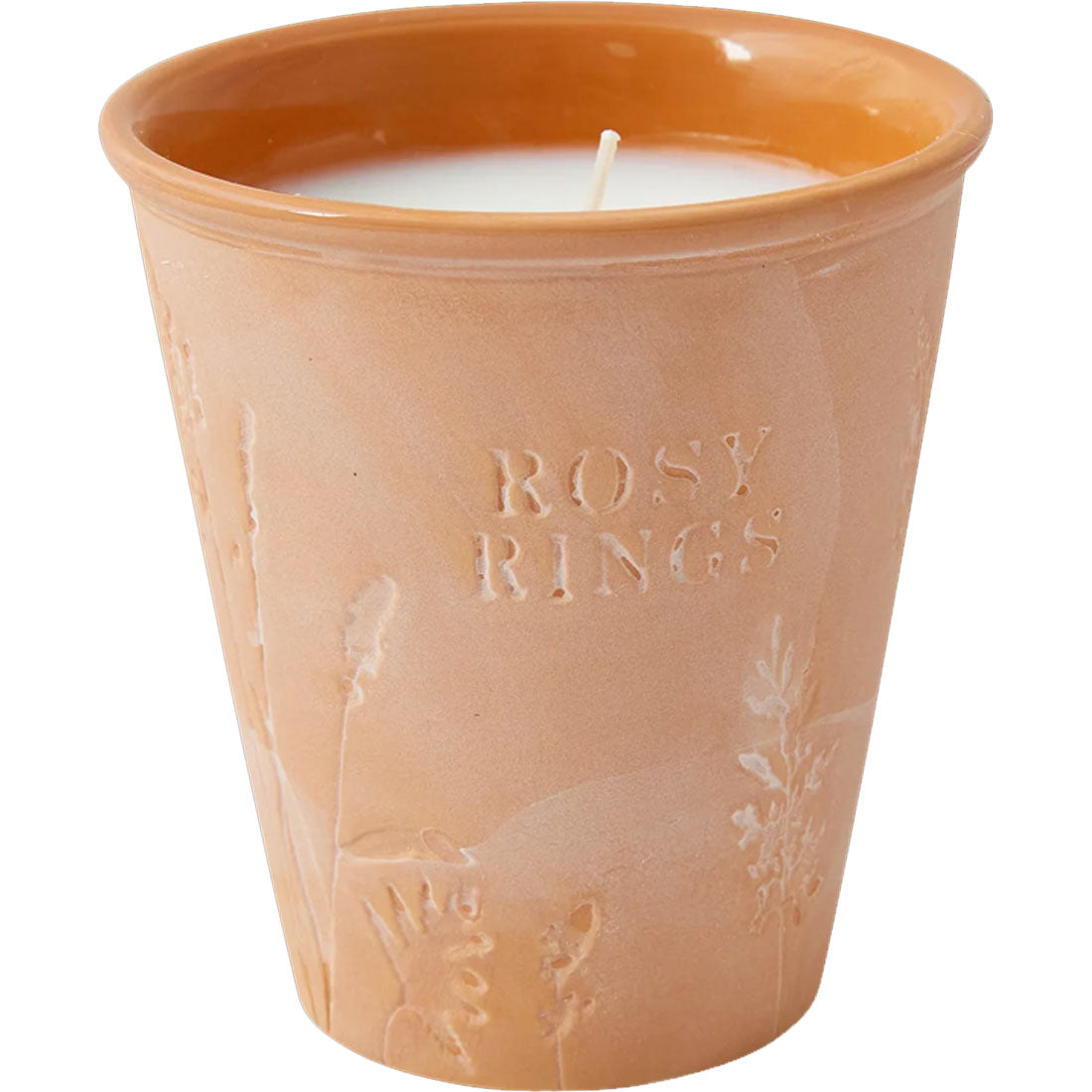 Rosy Rings Garden Pot Candle
