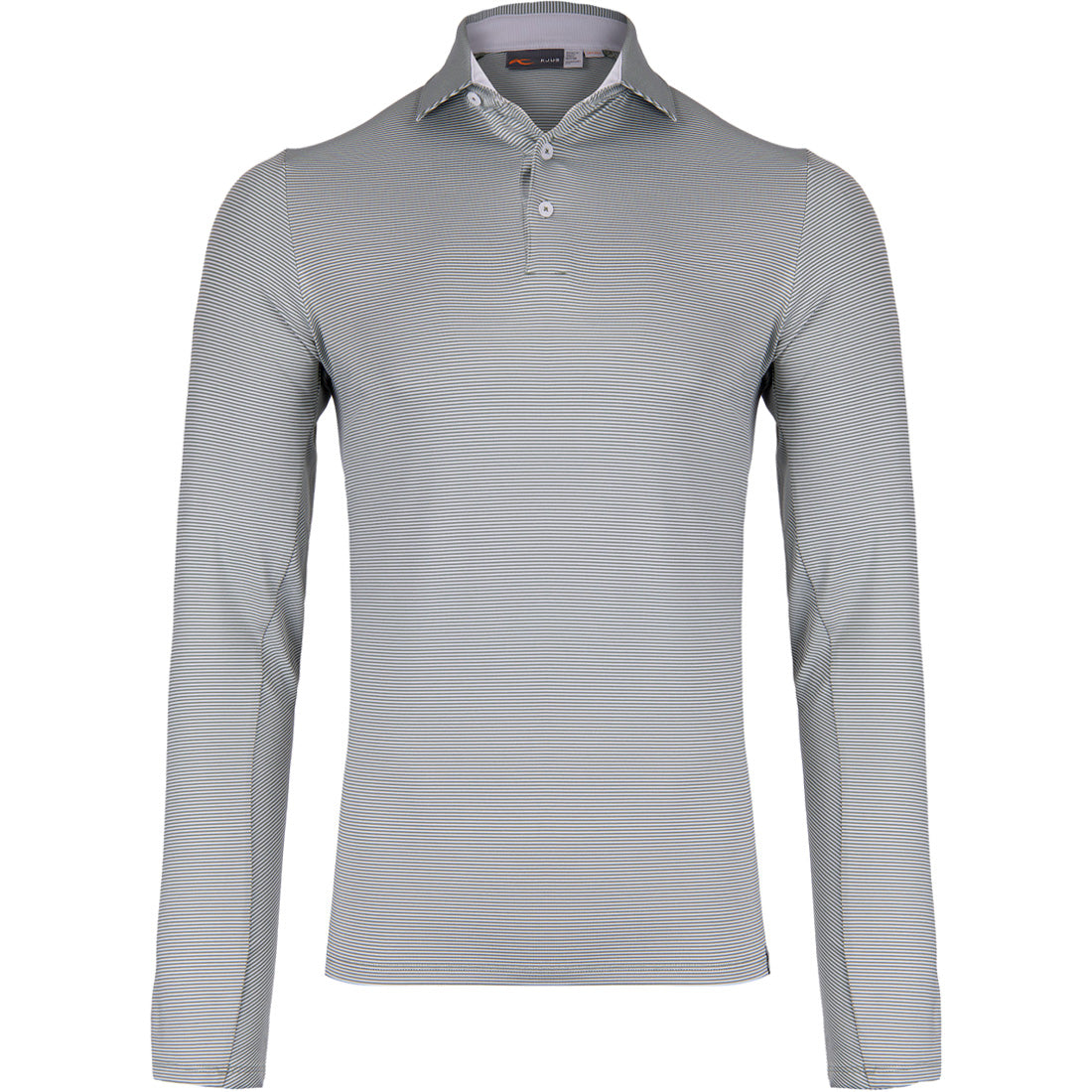 KJUS Soren Stripe Long Sleeve Polo - Men's