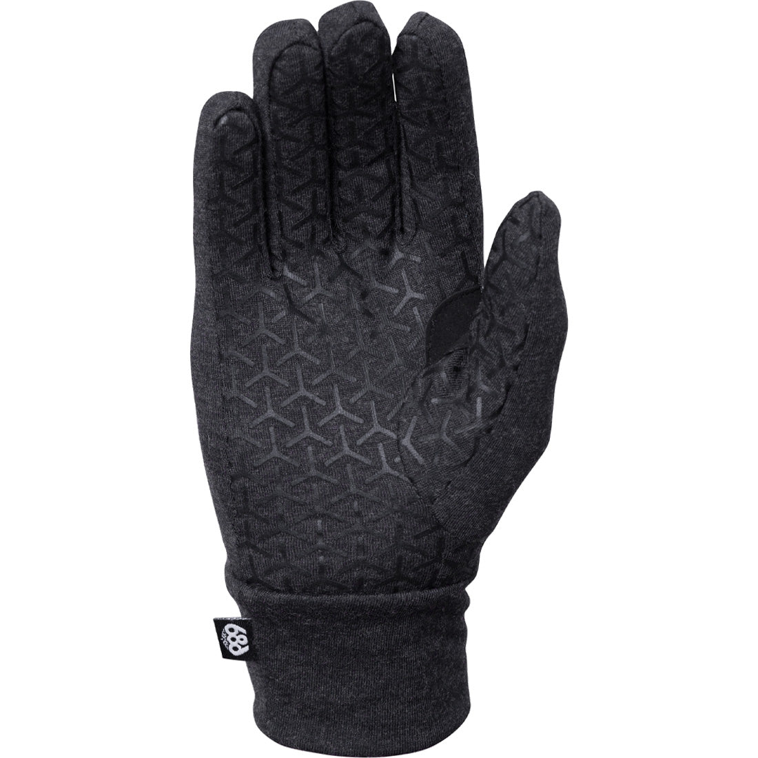 686 Men's Merino Glove Liner - Black Heather / L