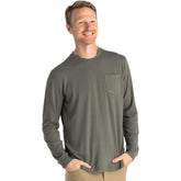 Free Fly Bamboo Flex Long Sleeve Pocket Tee - Men's