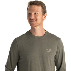 Free Fly Redfish Camo Long Sleeve Tee - Men's