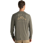 Free Fly Redfish Camo Long Sleeve Tee - Men's