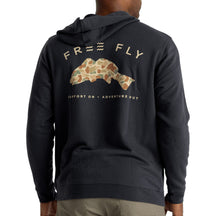 Free Fly Vintage Camo Redfish Fleece Hoodie - Men's