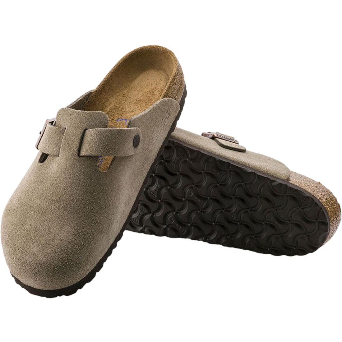 Birkenstock Boston Suede Soft Footbed - Women's