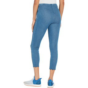 Lysse Scallop Edge Ankle Denim Legging - Women's