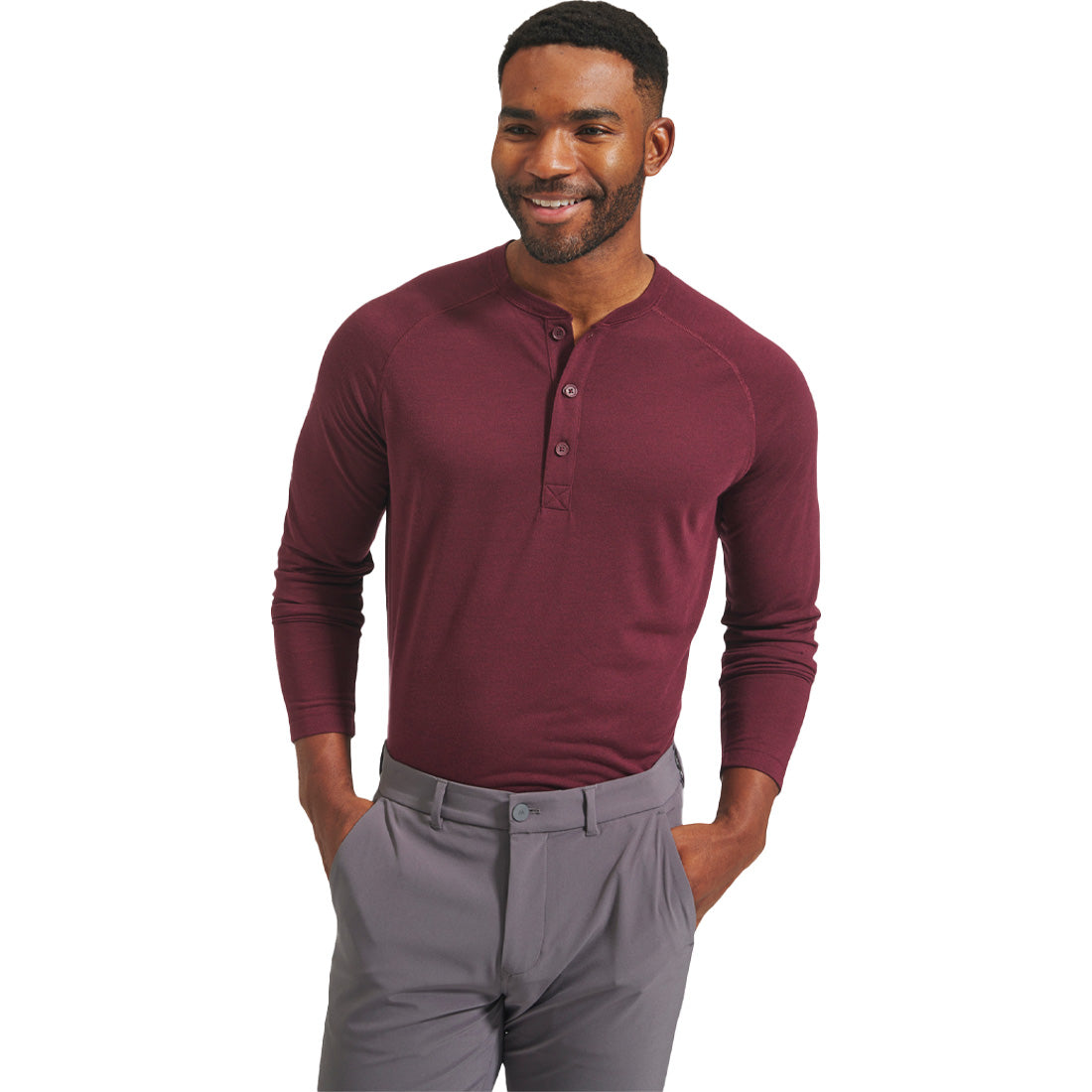 Mizzen + Main Easy Knit Henley - Men's