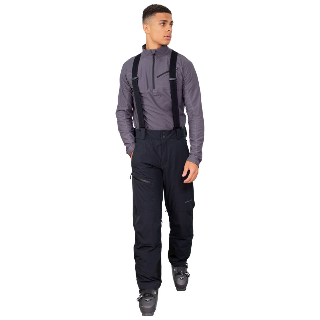 Men's Adjustable Suspenders Elastic Y-Shaped Braces Clips Pants Brace Solid  New | eBay