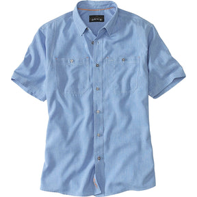 Orvis Tech Chambray Short Sleeve Work Shirt - Men's