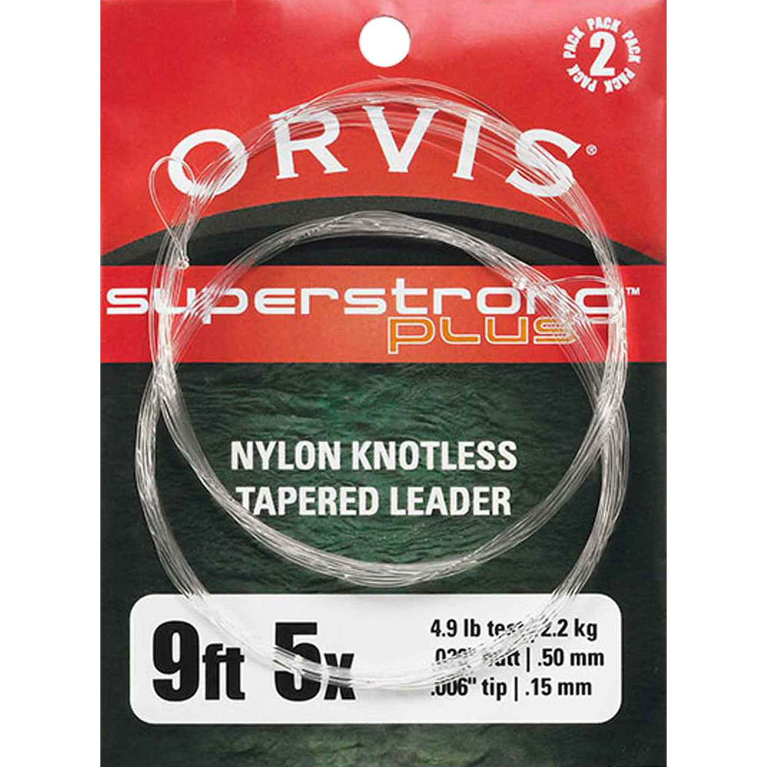Orvis SuperStrong Plus Leader 2pk