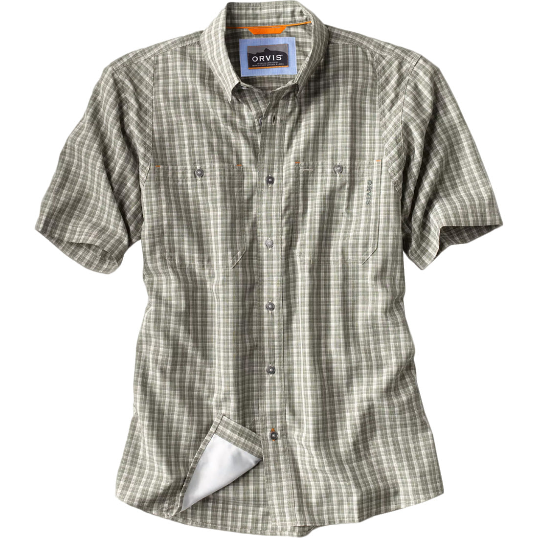 Orvis Tech Chambray Short Sleeve Work Shirt - Men's