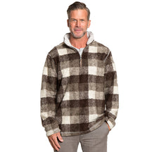 True Grit Melange Plaid Quarter Zip - Men's