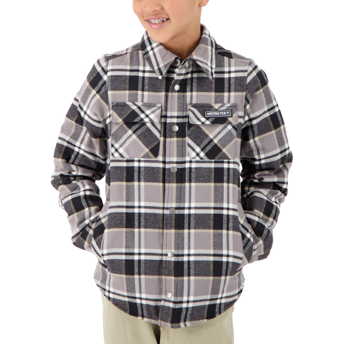 Obermeyer Avery Flannel Jacket (Past Season) - Teen Boys