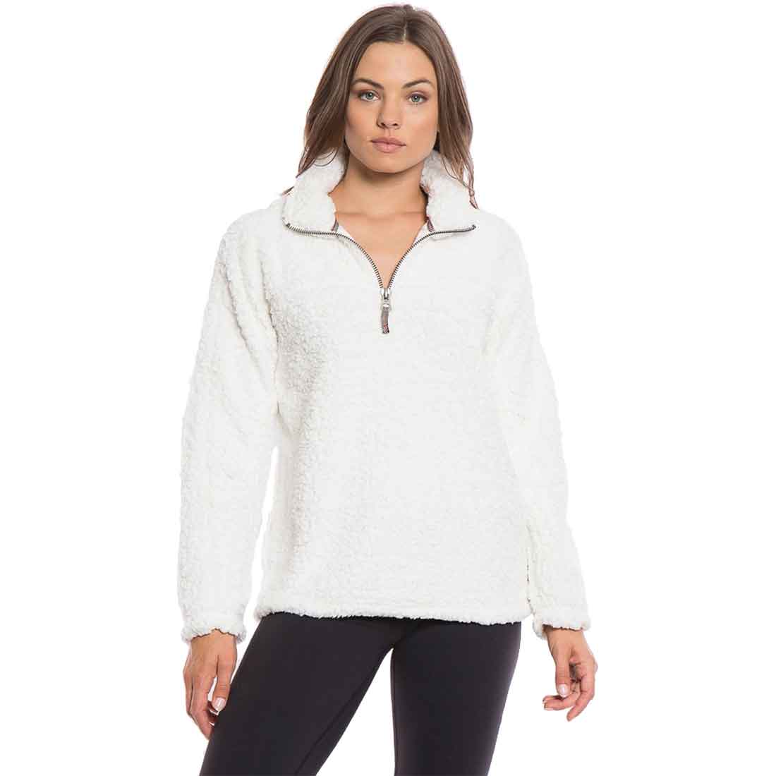 Dylan Frosty Tipped Pile Stadium Pullover - Women's