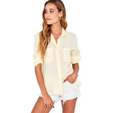 Bella Dahl Split Back Button Down - Women's