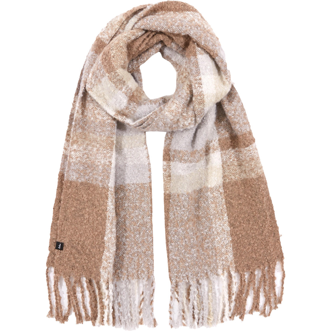 Echo Design Boucle Plaid Scarf