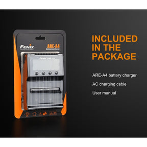 Fenix 4-Bay Digital Multifunctional Smart Battery Charger