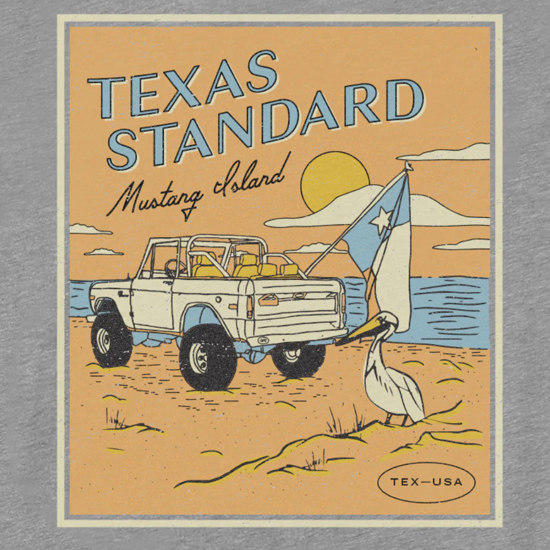 Texas Standard Mustang Island Landmark Tee - Men's